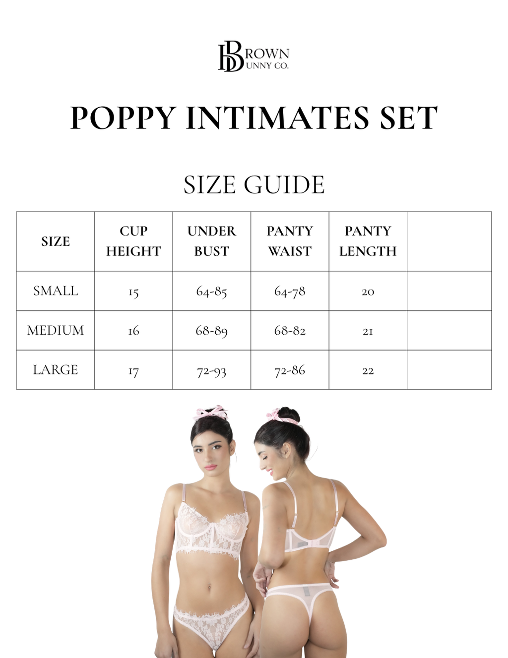 Poppy Intimates Set