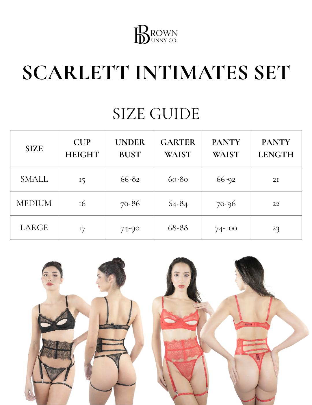 Scarlett Intimates Set